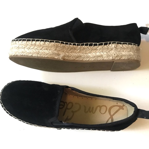 Sam Edelman Shoes - Sam Edelman Carrin Black Suede Espadrilles 9